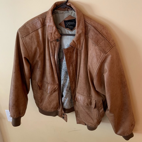 giovanni Jackets & Coats Vintage Genuine Leather Motor Jacket